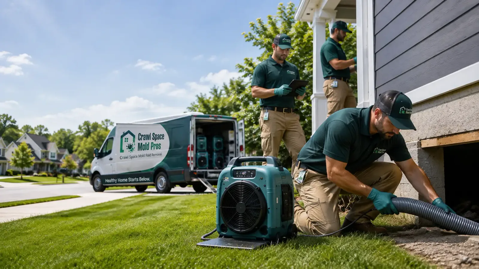 Crawl Space Mold Removal in Danielson, CT